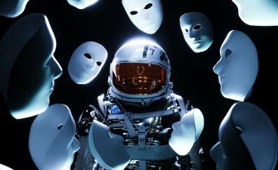 Astronaut, face masks