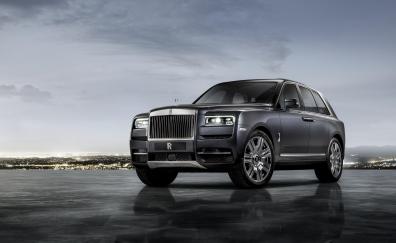 Black, luxury car, Rolls-Royce Phantom