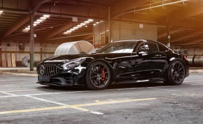 2018 Edo Competition, Black, Mercedes-AMG GT R, side view