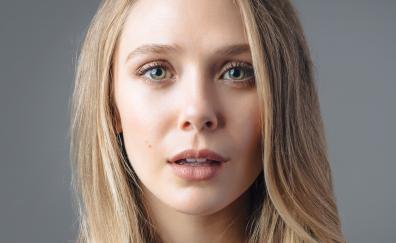 Face, close up, gorgeous, Elizabeth Olsen