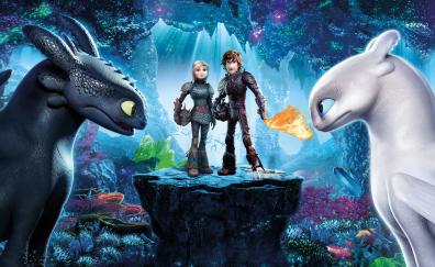2019, How to Train Your Dragon: The Hidden World, movie, dragons