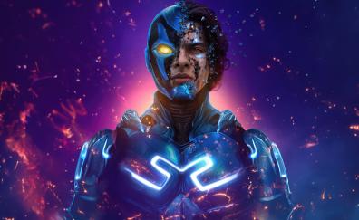 Blue Beetle, superhero movie poster, 2023