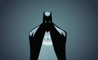 Batman, minimalism, illustrator