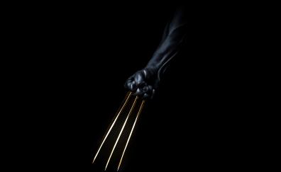 Wolverine gold claws, dark