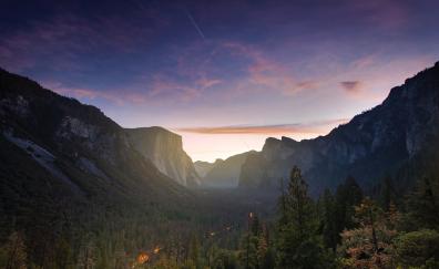 Yosemite valley, nature, mountains, national park