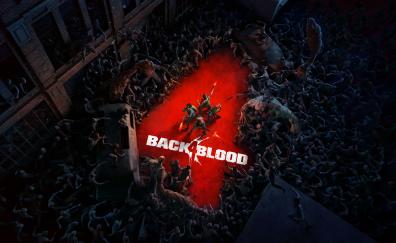 Back 4 Blood, Key art, zombies