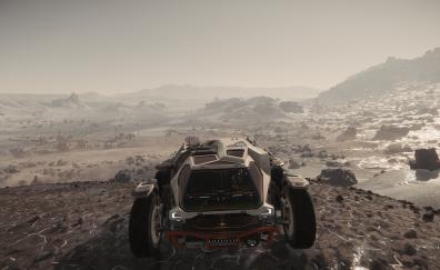 Landscape, Star Citizen, video game, Rover Vehicle