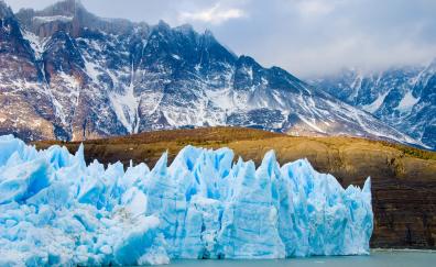 Chile, Patagonia, glacier, nature