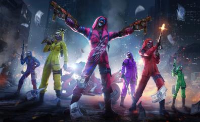 2023 Garena Free Fire, team in mask, video game