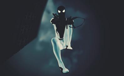 Spider-man, dark, 2018