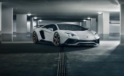 2018 car, Lamborghini Aventador s, sports car, by novitec norado