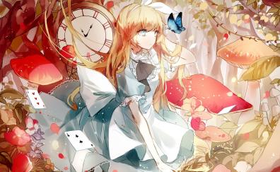 Beautiful, alice, alice in wonderland, anime girl
