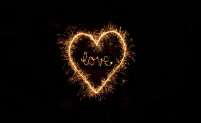 Love, fireworks, minimal