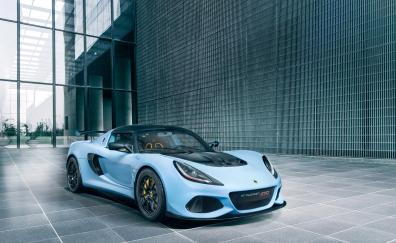 Lotus exige sport 410, 2018 car, sky blue