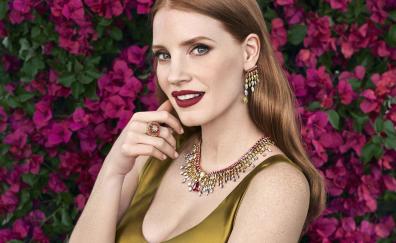 Makeup, actress, Jessica Chastain