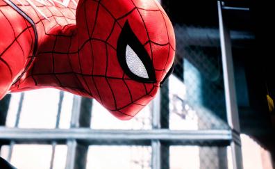 Spiderman, video game, closeup