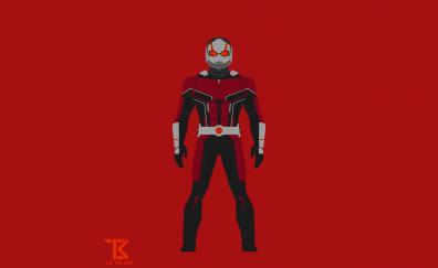 Ant-man, minimal, superhero, artwork