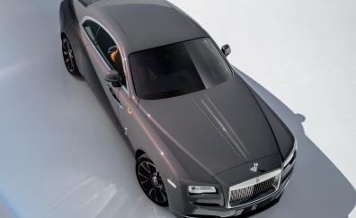 Rolls-Royce Wraith luminary collection, luxurious, grey car, 2018