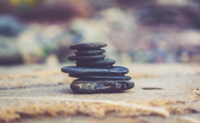 Zen objects, balance, pebbles, rocks