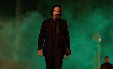 Keanu Reeves in John Wick Chapter 4, walk, movie, 2023