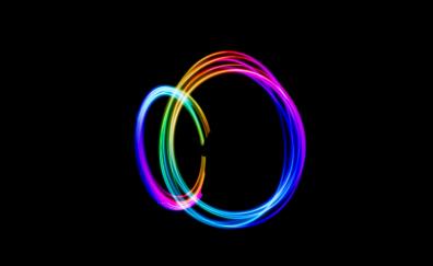 Minimal, colorful rings, dark