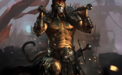 Lion, warrior, The elder scrolls: legends