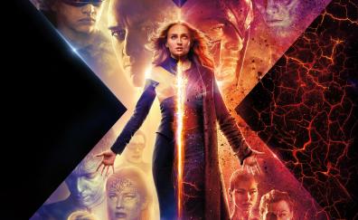 X-men: Dark Phoenix, 2019 movie, poster