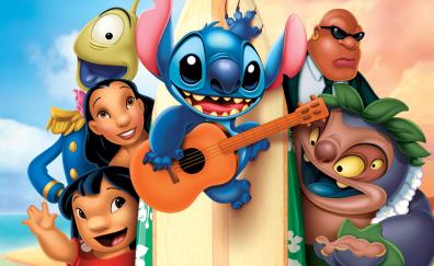 Lilo & Stitch, animated movie, cartoon, 2002