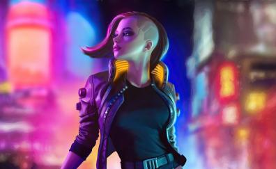 Urbun girl, Cyberpunk 2077, 2023