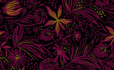 Pink Floral pattern, abstract