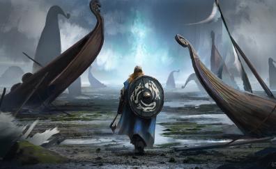 Viking, warrior, fantasy, art