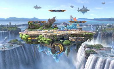 Super Smash Bros. Ultimate, video game, E3 2018, flying island