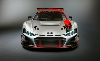 Audi R8 LMS GT3, 2019, sports car, Paris motor show