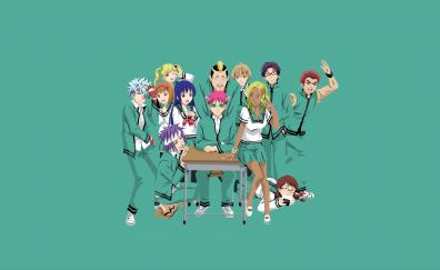 Characters, The Disastrous Life of Saiki K., anime, minimal