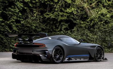 Rear view, Aston Martin Vulcan, supercar
