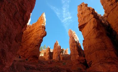 Bryce Canyon National Park, valley, national park, nature