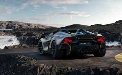 Sports car, Lamborghini Invincible, 2023
