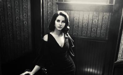 Black and white, Lana Del Rey, American singer