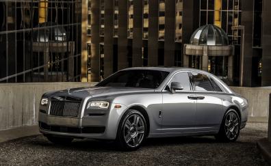 Rolls-Royce Ghost, luxurious car, front