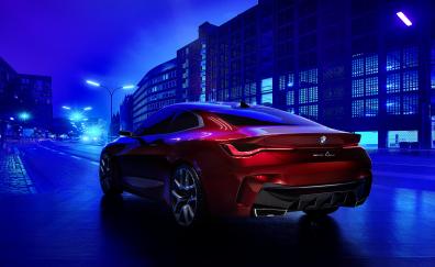 Stunning car, BMW Concept 4, rear-view