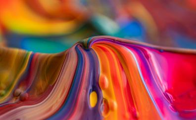 Texture of colorful paint, abstract