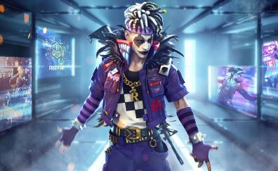 Garena Free Fire, game, clown character, 2020