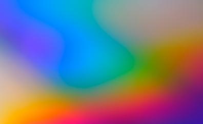 Gradient, iridescent lines, blur, abstract