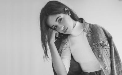 Camila Cabello, monochrome, 2018