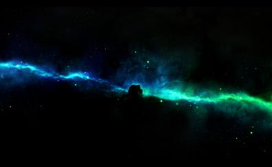Horsehead, nebula, space, clouds, dark
