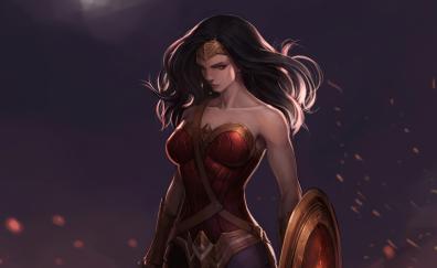 Wonder Woman, princess of Amazon, art