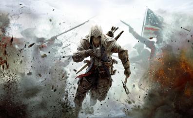 Assassin's Creed 3, game, Assassin run
