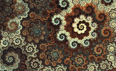 Swirl, fractal, abstract, digital art