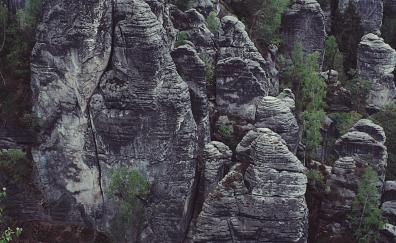 Rocky cliffs, rocks, nature