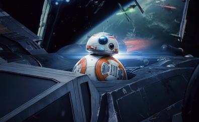 R2-D2, robot, star wars: the last jedi, movie, 2017